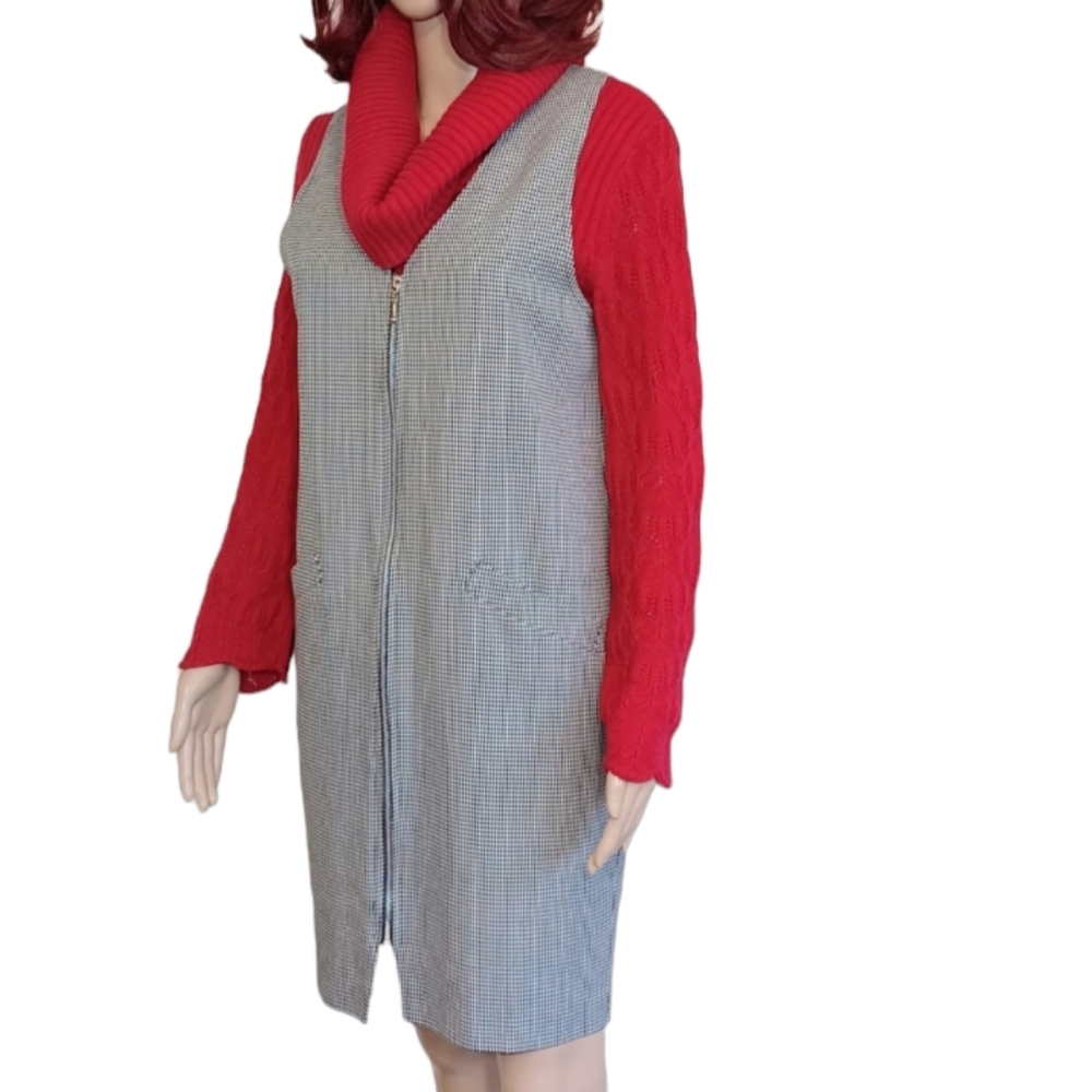 Vintage Michele Zip-Up Dress - Size 6
